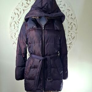 COACH PLUM PURPLE DOWN COAT SIZE L
